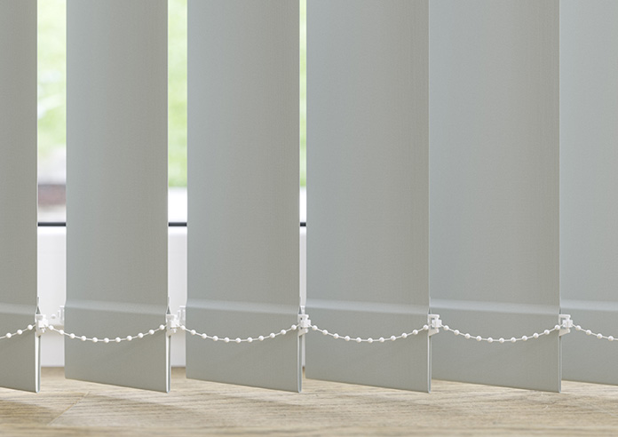 Roma (FR), Light Grey - Vertical Blind Slats - Image 3